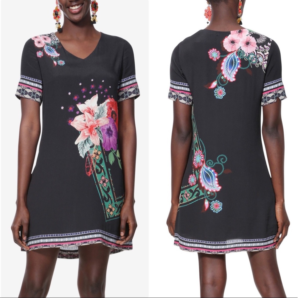 Desigual Barta Nordic Inspiration Shift Dress 10